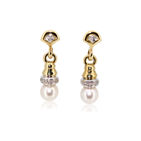 Orecchini Salvini Donna in Oro giallo Diamante 0.10 Ct AOP19134 - AOP19134